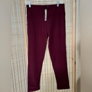 NEW Coco + Carmen Burgundy Jasmine Leggings L